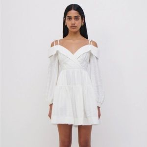 Simkhai The Bahari Mini Dress in ﻿White